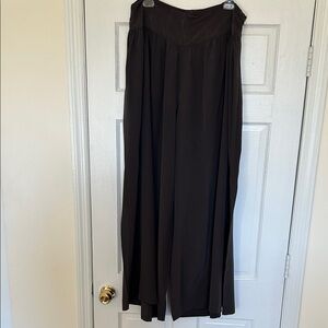 Jarbo 100% Chocolate Brown Silk Pants